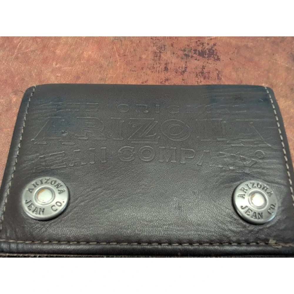 Vintage Arizona Jean Co. Leather Wallet And Pant Loop Brown